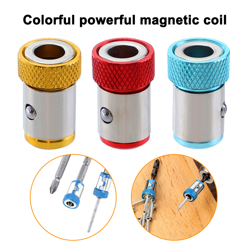 Power Tools Yellow Color - 유니버설 1/4인치 마그네틱 스크루드라이버 헤드 비트