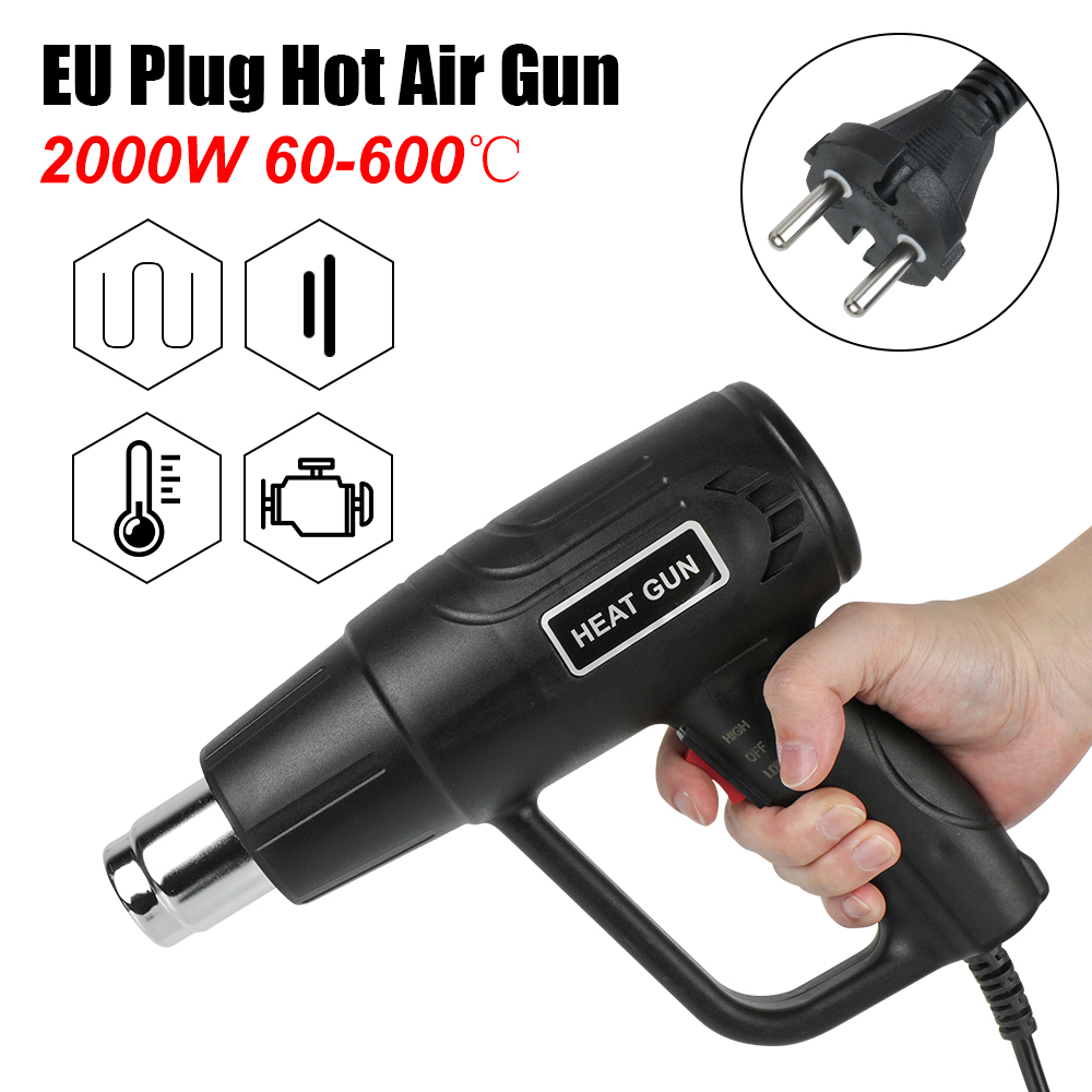 Heat Gun Variable - LCD 전기 핫 에어 건 없음,