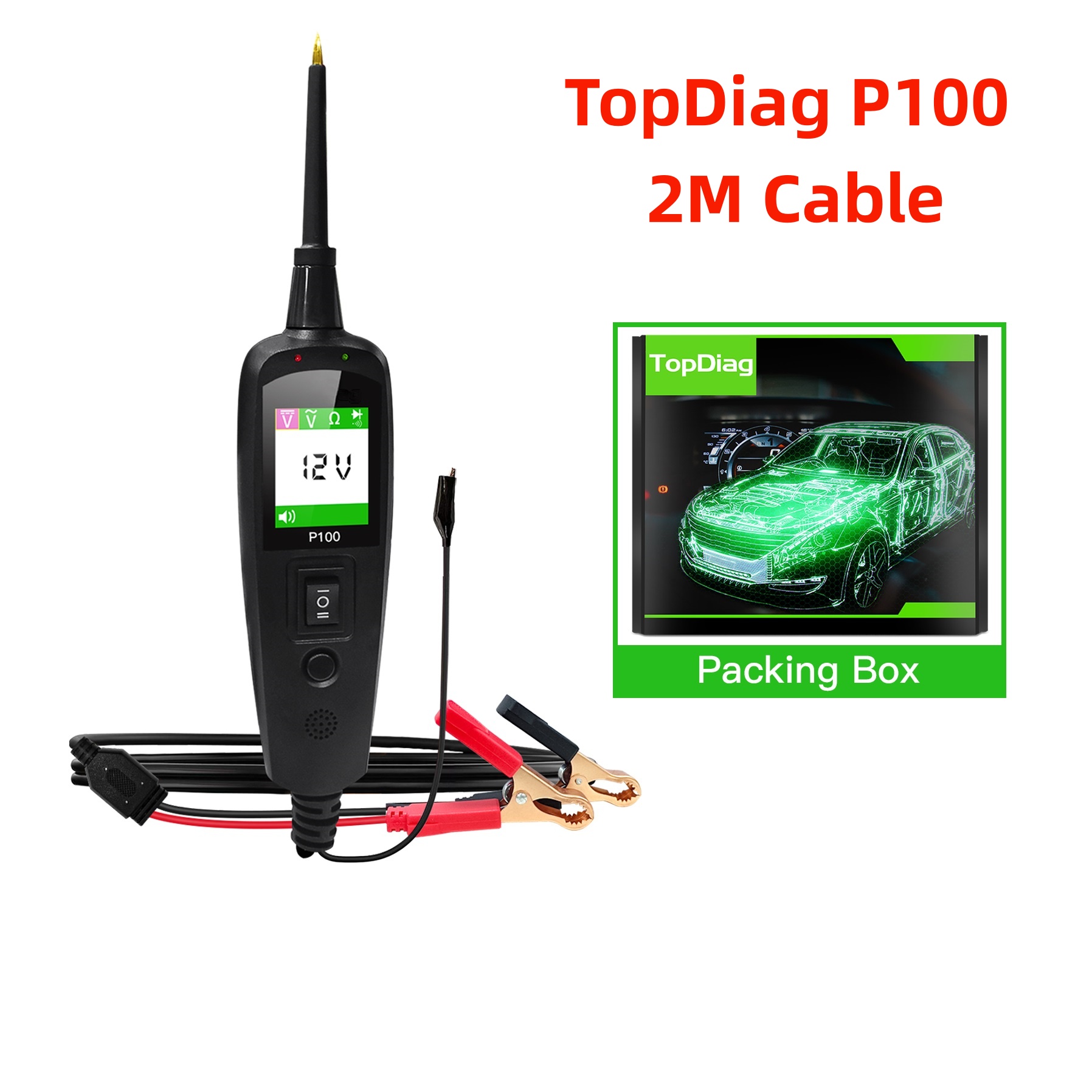 Power Tools Kits - 탑디아그 P100 2M 자동차 전기 회로