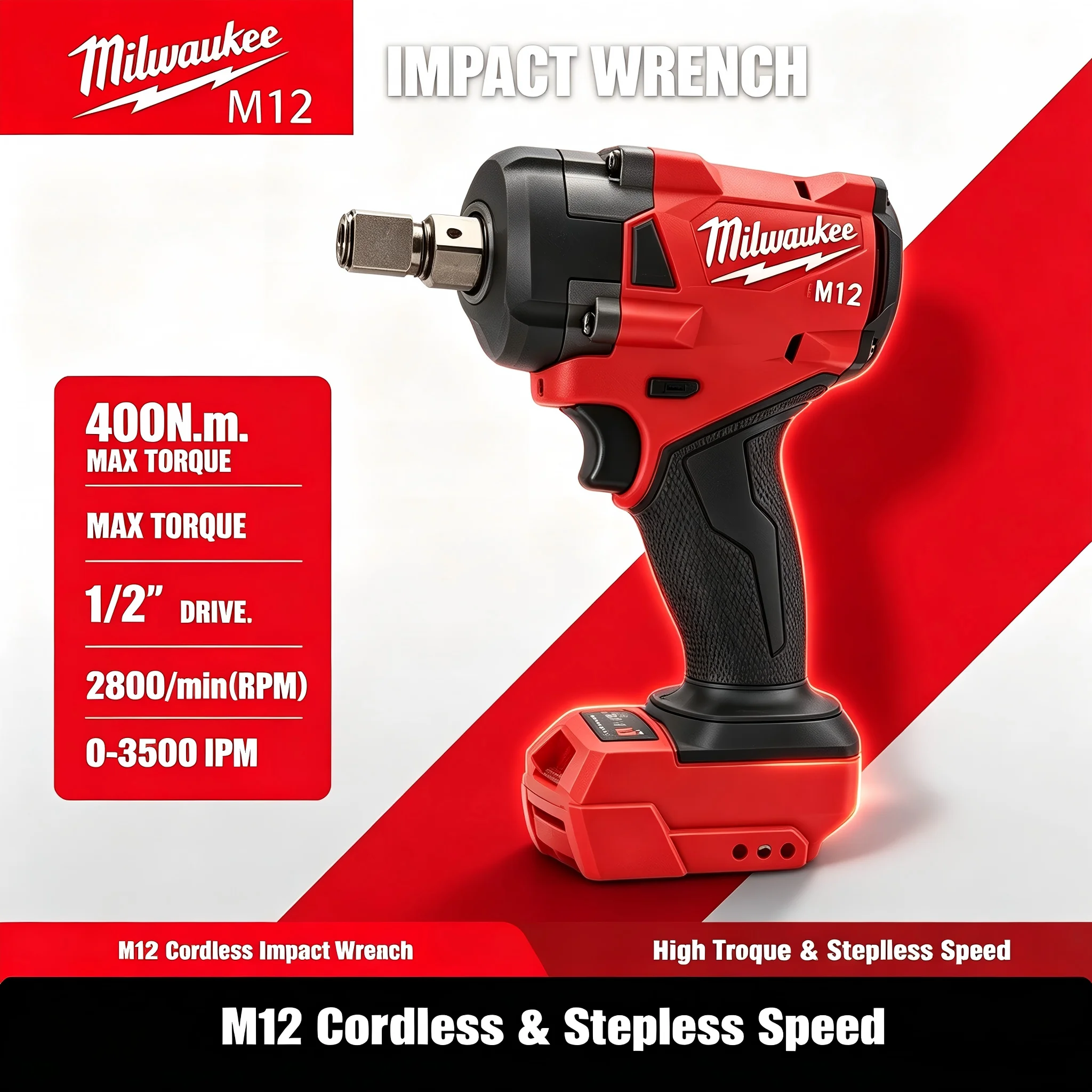 Milwaukee Drill M12 Fuel - 밀워키 M12 M18 FUEL 브러시리스 전기