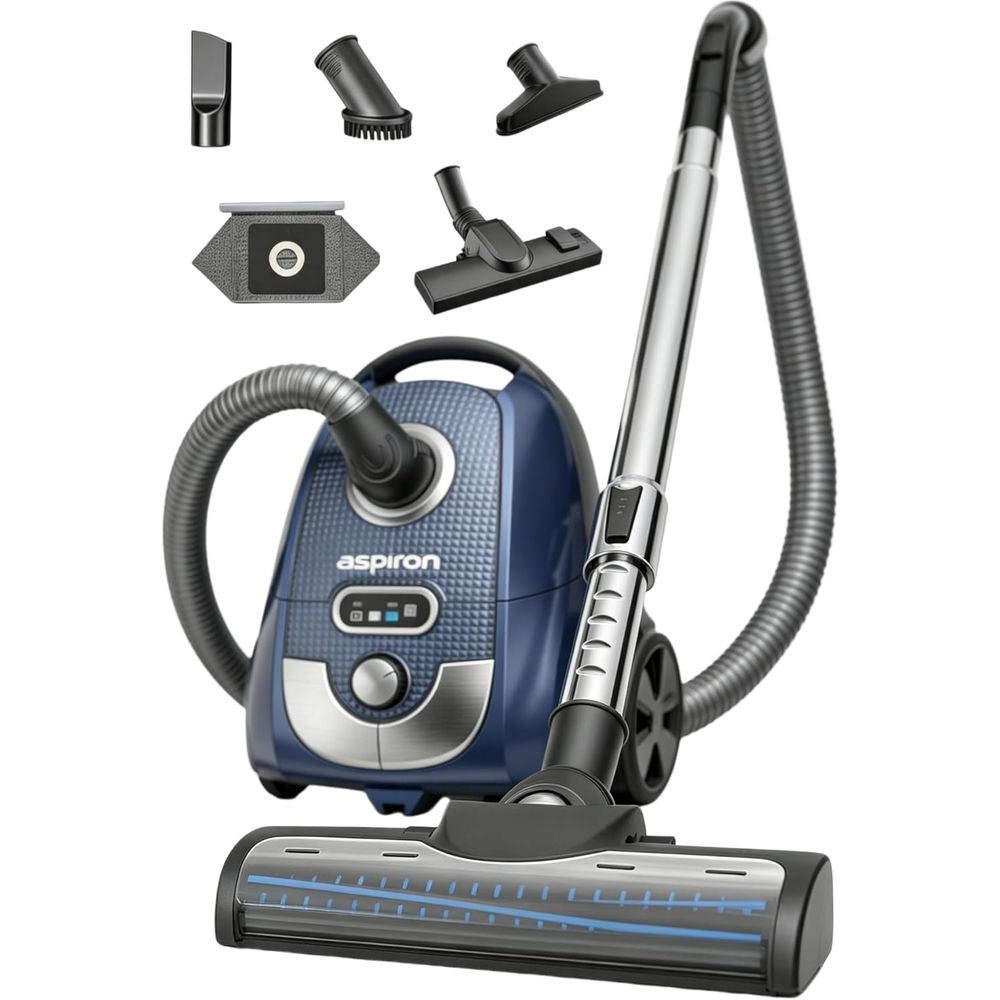 Bag Power Tools - 캐니스터 진공청소기, 1600W/40Kpa 캐니스터 백형 진공청소기,