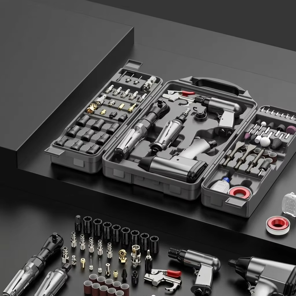 Power Tools Kits - 71피스 고성능 공압 공구 세트, 다기능