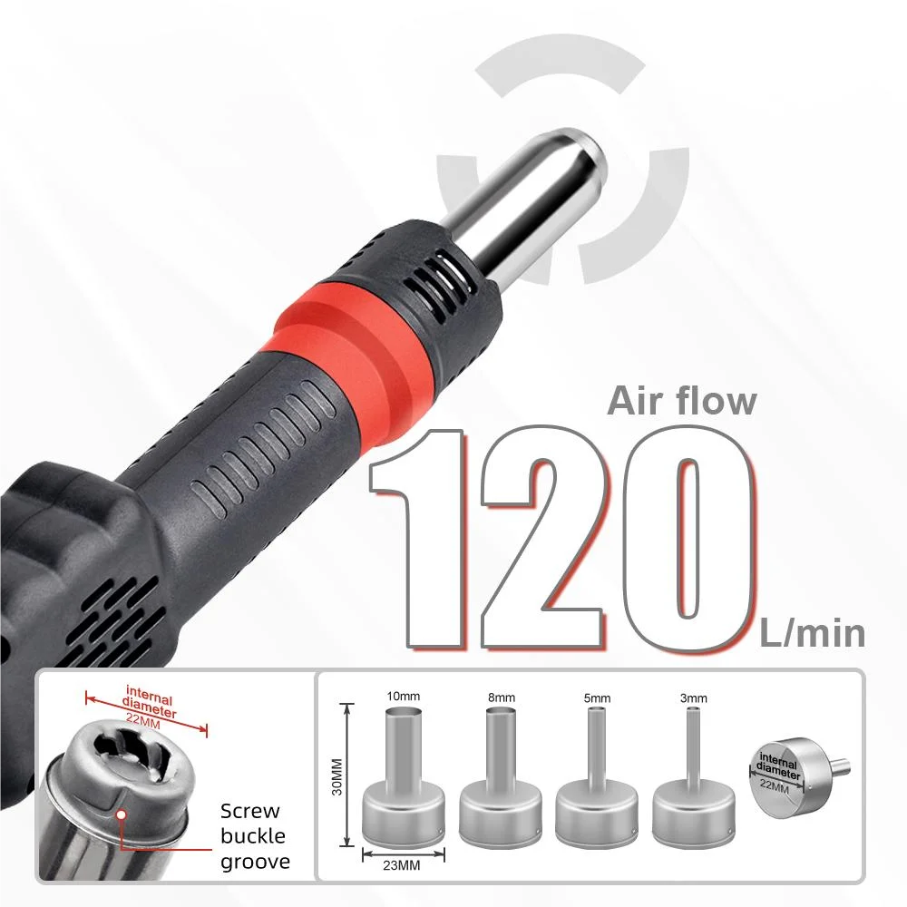 JCD 마이크로 핫 에어 건 8208, 납땜 용접 재작 - Heat Gun Variable 리뷰 및 가격