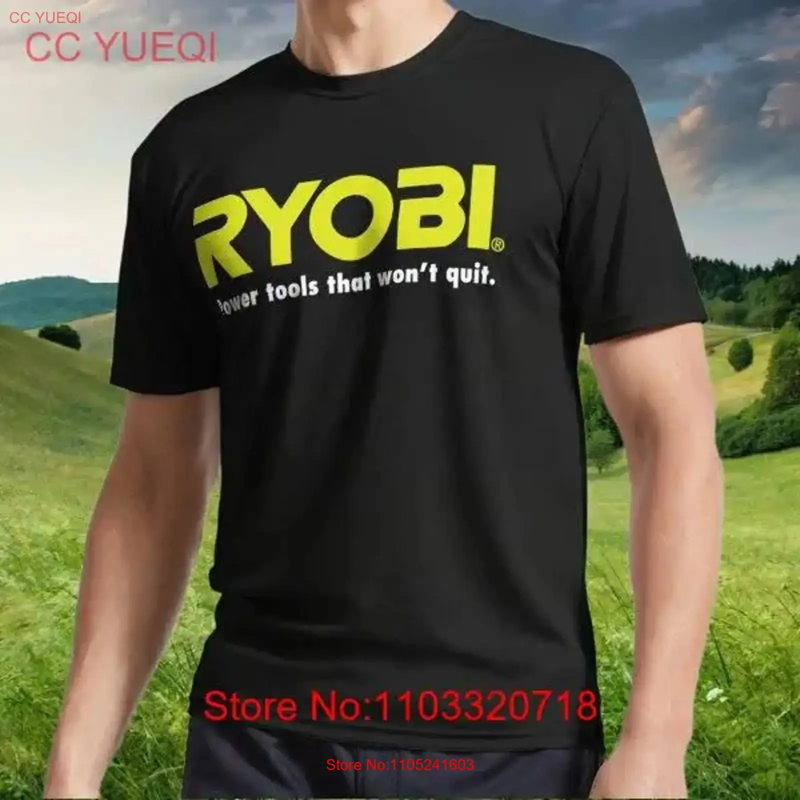 새로운 전동 공구 RYOBI 로고 액티브 티셔츠 아메리 - Power Tools Logo Design 리뷰 및 가격