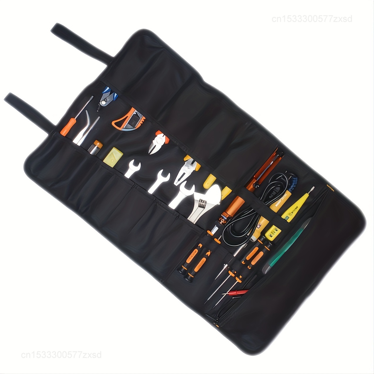 옥스포드 캔버스 접이식 렌치 롤 보관 도구 가방, 방수 - Bag Power Tools 리뷰 및 가격
