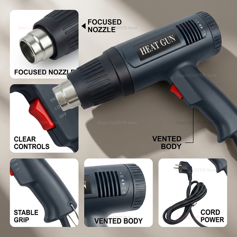 열풍기 220V 히트건 2000W 가변 고급 전기 열풍 - Heat Gun Variable 리뷰 및 가격